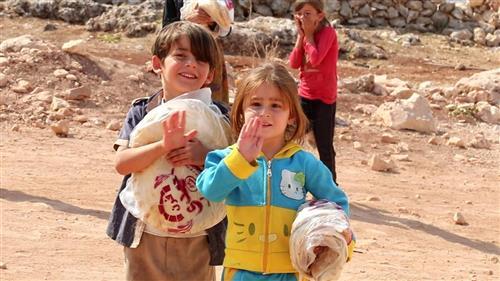 مشروع توزيع خبز لأهالي درعا
